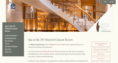 Desktop Screenshot of jwmarriottcancunspa.com